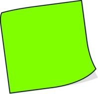 Sticky Note Clip Art N33