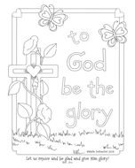 Sunday School Easter Coloring Pages drawing