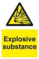 "Explosive Substance Sign" clipart