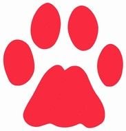 Paw Print Outline Clip Art N3