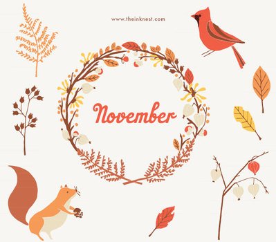 November Clip Art N18
