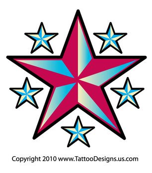 Star Tattoo Designs N19