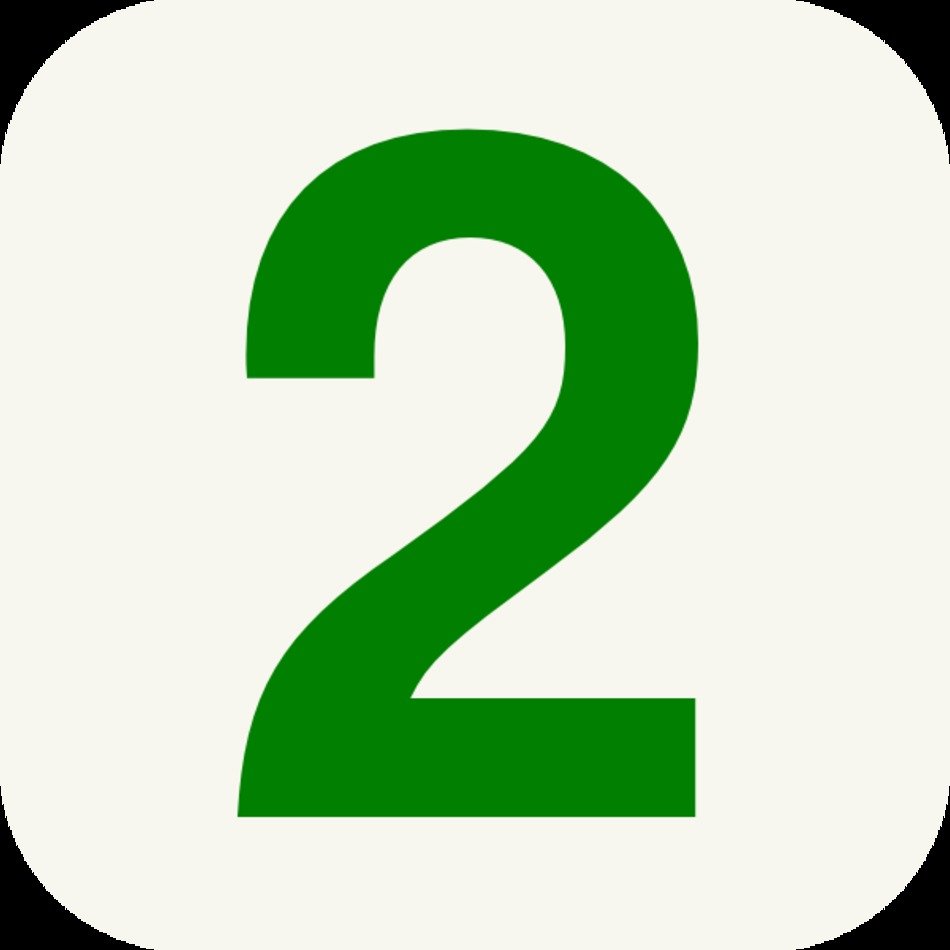 Number 2 Clip Art N66