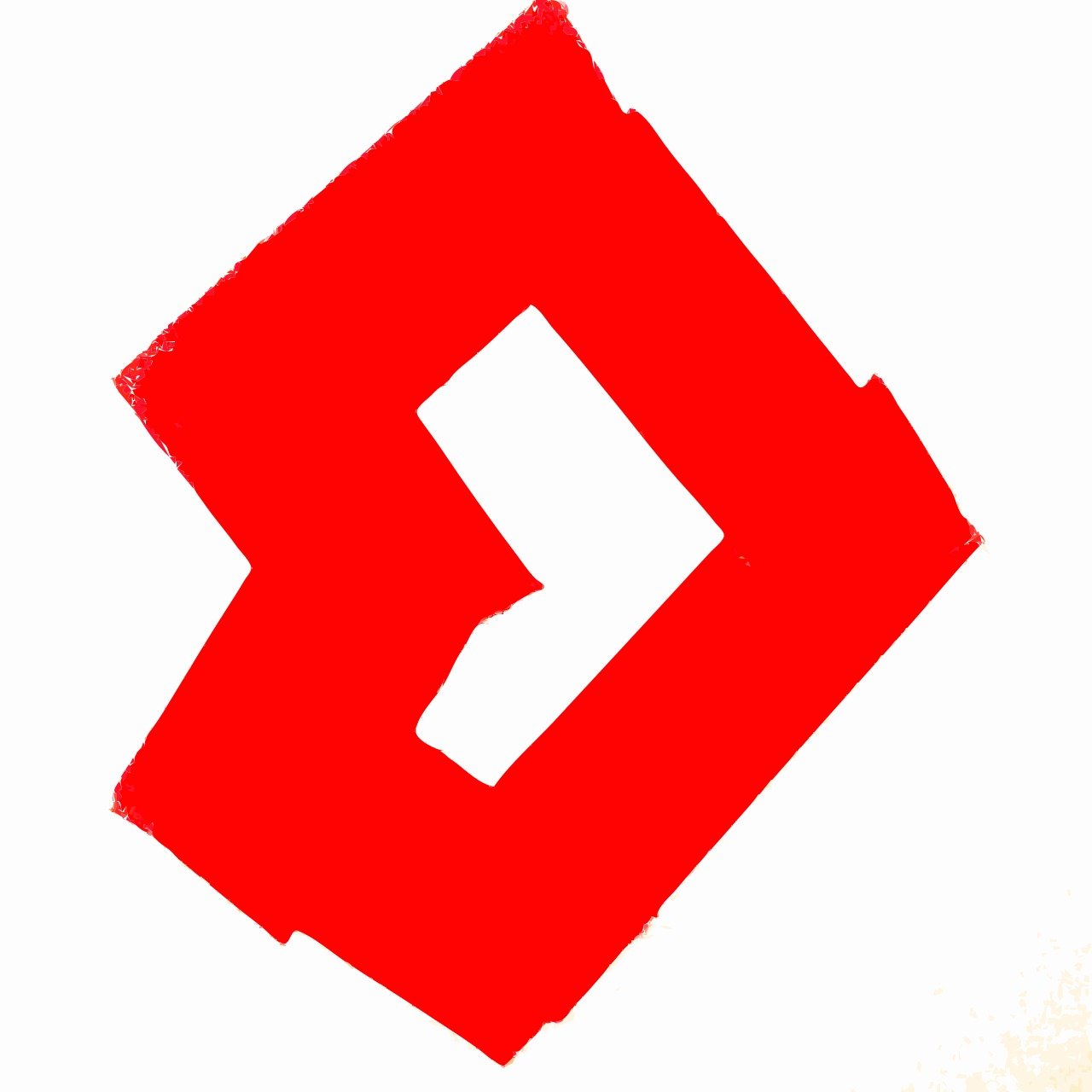 abstract Heart drawing