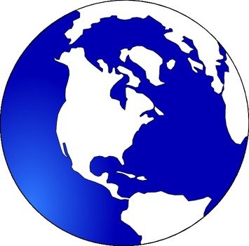 Earth Clip Art Black And White N4