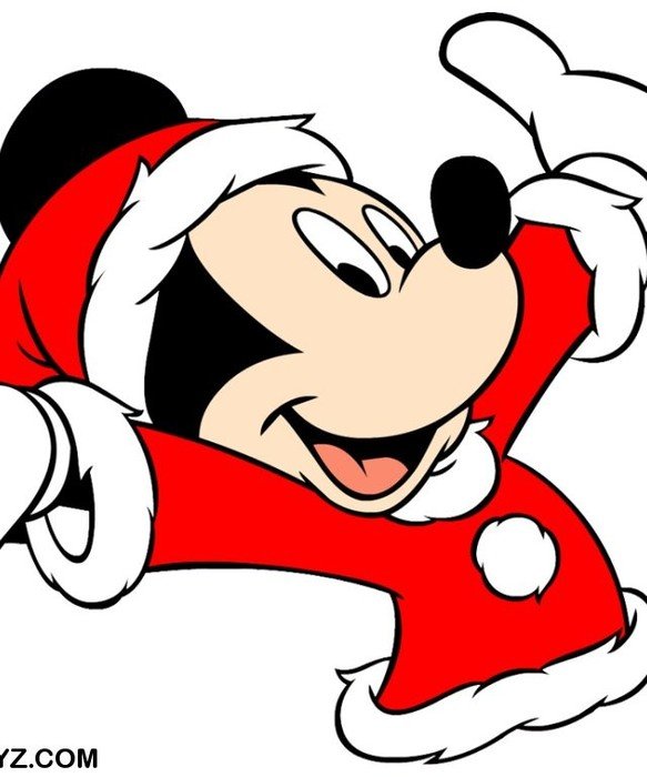 Mickey Mouse Santa