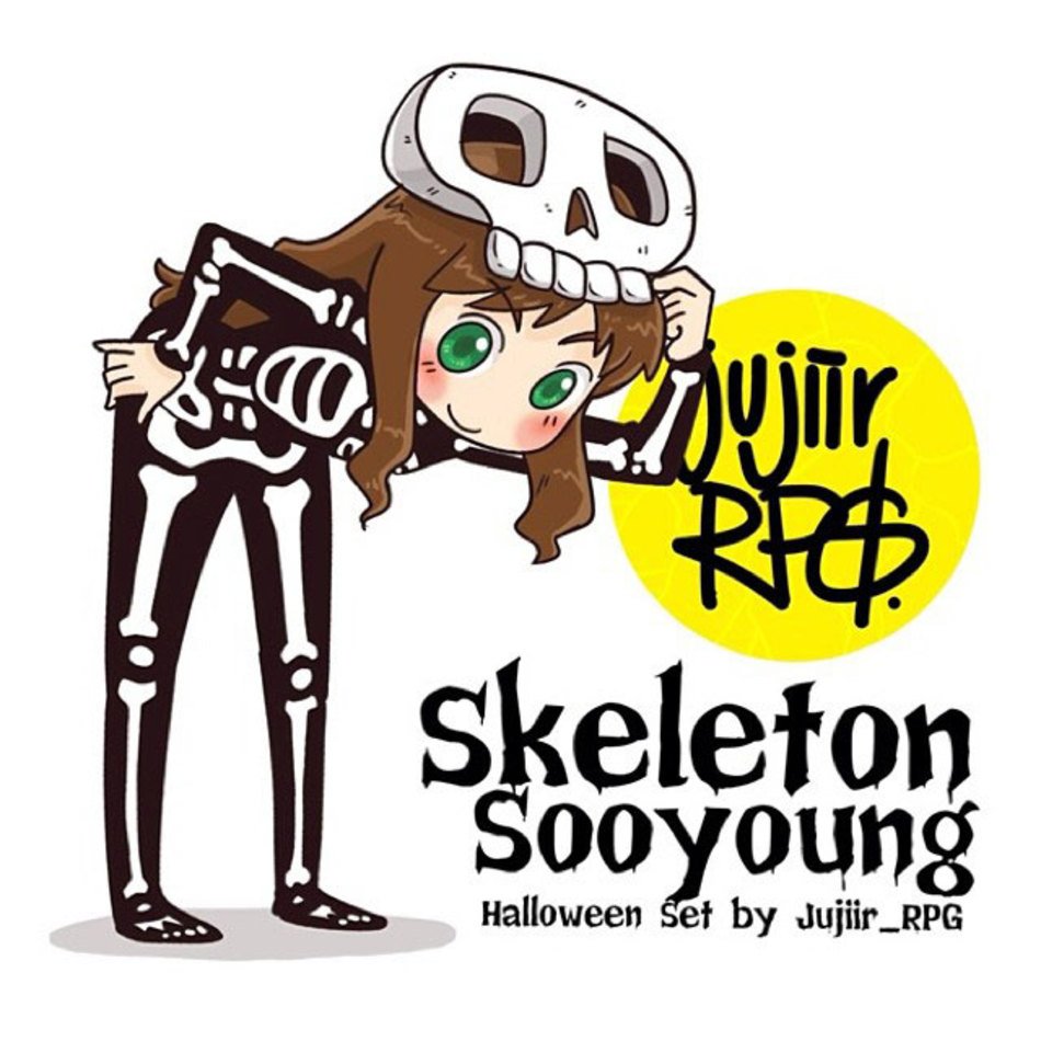 Halloween Cartoon Girl