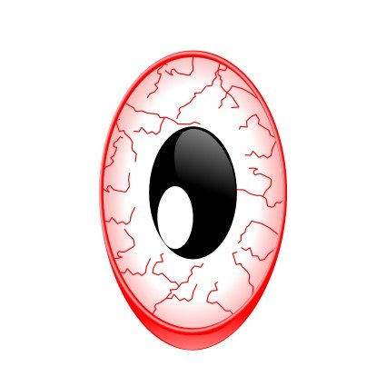 Cartoon Blood Shot Eye Clip Art