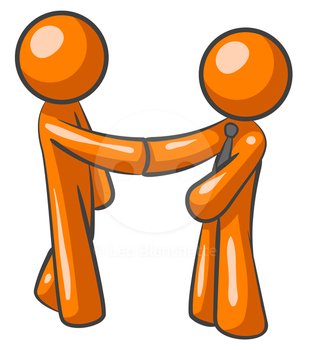 Men Shaking Hands Clip Art N7