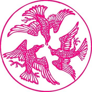 Pink Birds Clip Art Vector