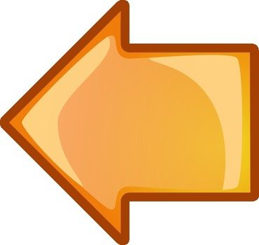 Orange Arrow Clip Art N6