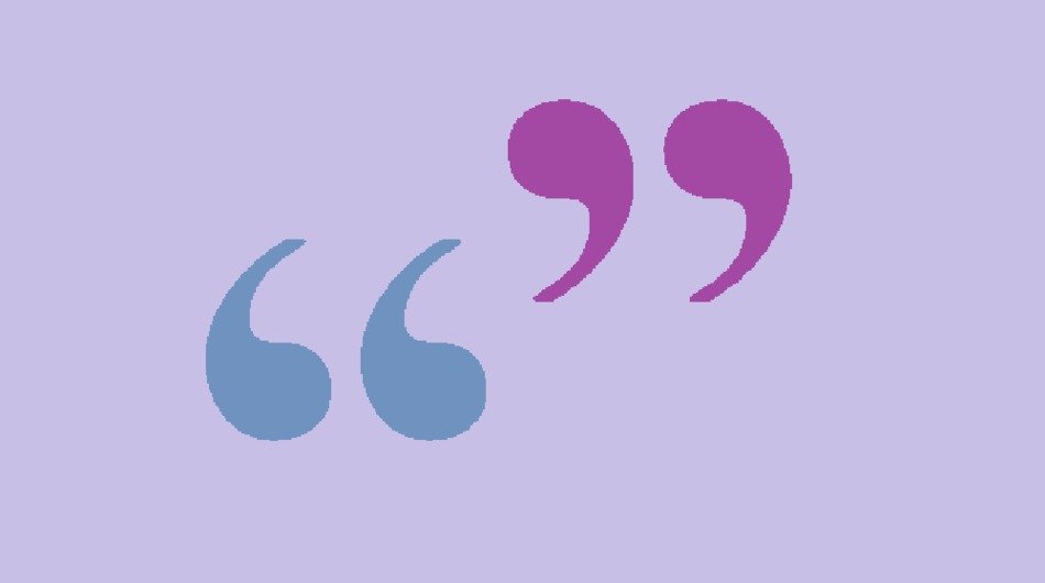 text symbols on purple background