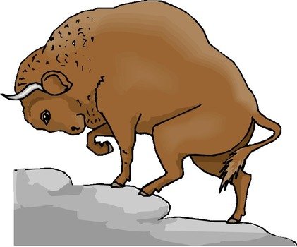 Charging Buffalo Clip Art Free