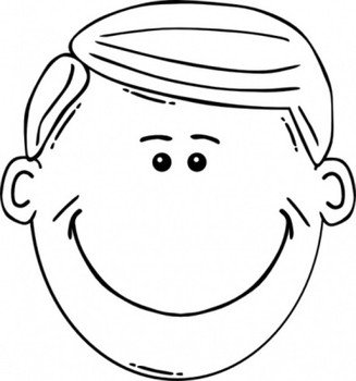 Face Outline Clip Art N11