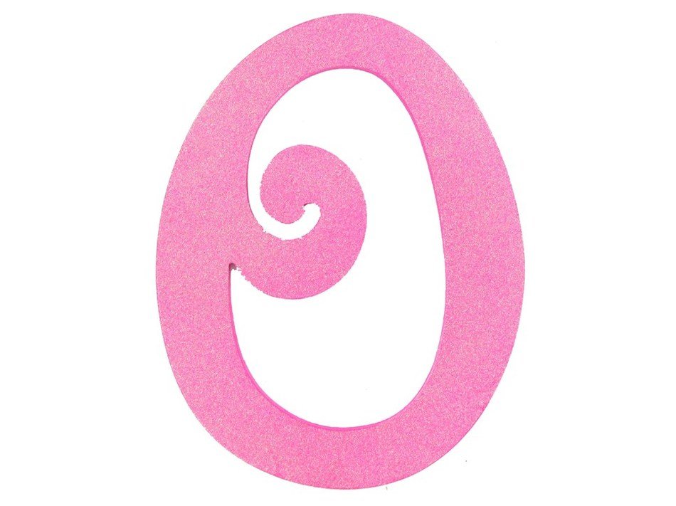 Pink Letter O N2