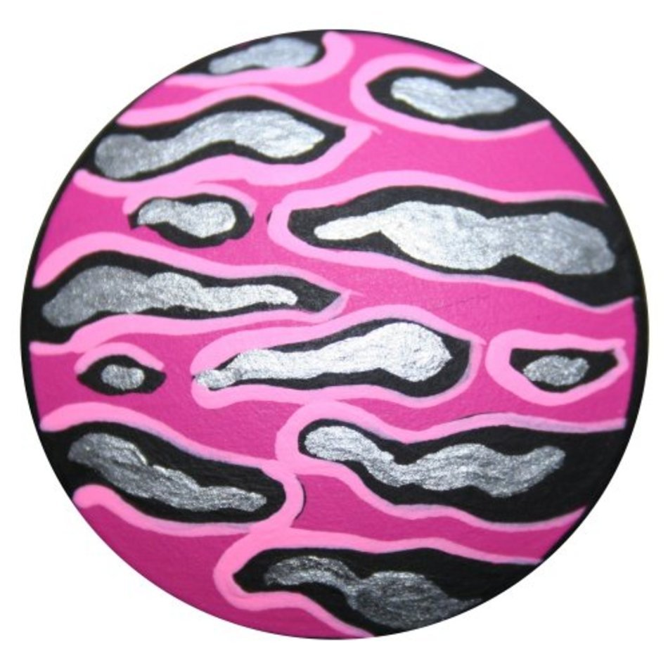 Pink And Black Zebra Print