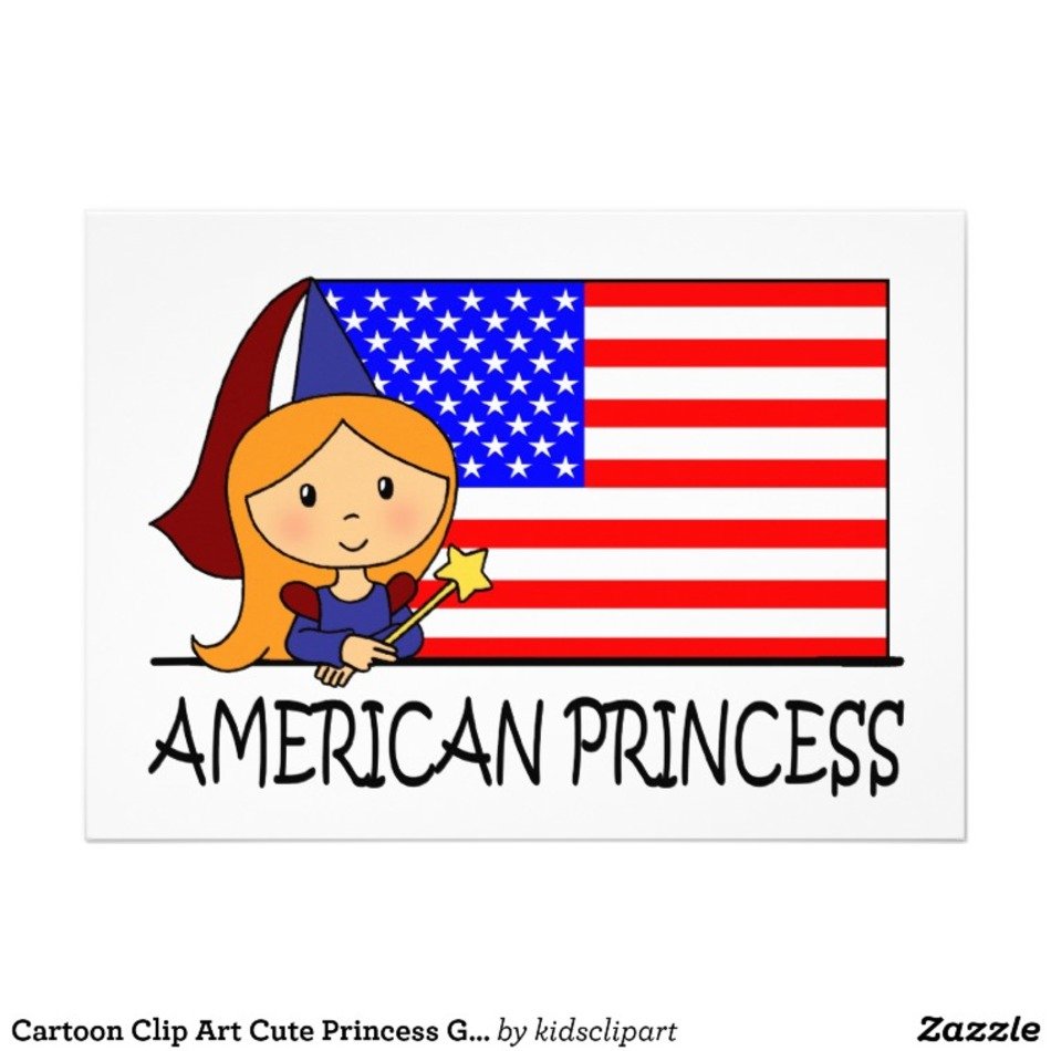 Cartoon American Flag Clip Art N33
