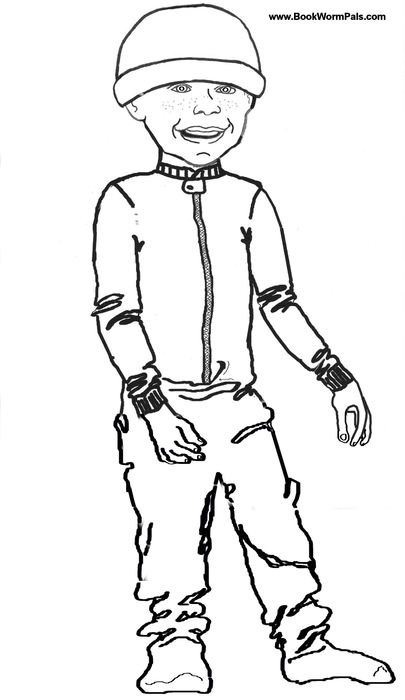 Bookworm Coloring Page