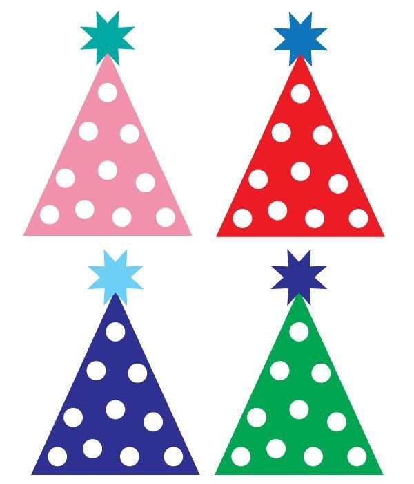 Happy Birthday Party Hat Clip Art Free
