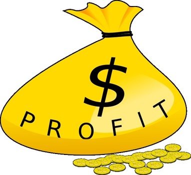 Profits Money Bag Clip Art