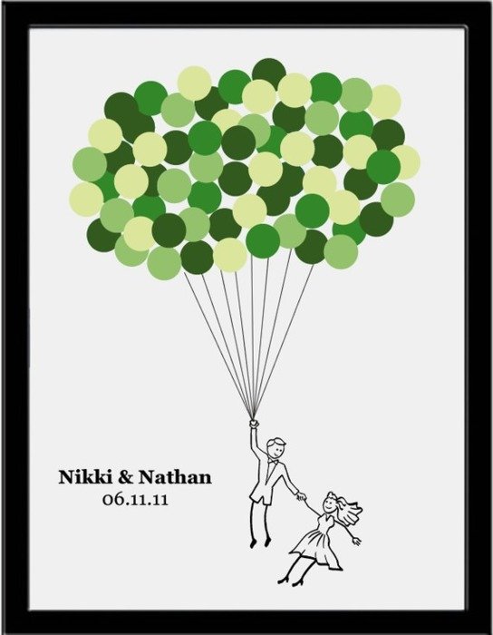 Balloon Wedding Guest Books