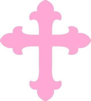 Pink Cross Clip Art N24