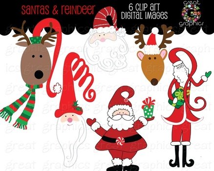 Christmas Reindeer Clip Art N40