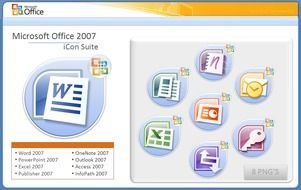 Microsoft Office Icon Clip Art drawing