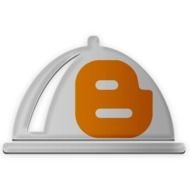 Blogger Silver Platter With Cover Icon