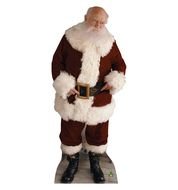 Santa Claus without the hat clipart