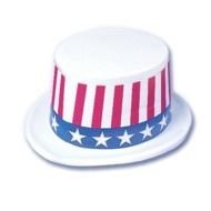 Red White And Blue Top Hats