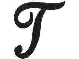 letter t in fancy writing