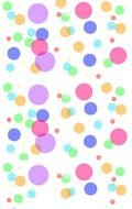 many colorful dots as a picture for clipart