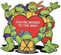 Ninja Turtle Valentines Day Cards