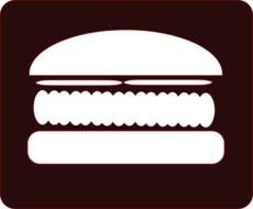 Hamburger logo Clip Art drawing