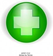 Green Cross Clip Art N10
