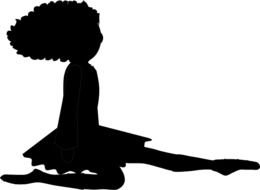 Irish Dance Silhouette Clip Art