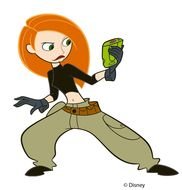 drawing of a superhero girl in a suit