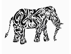 Tribal Elephant Tattoos N2