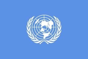 United Nations Flag, drawing