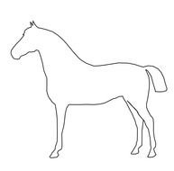 Simple Horse Drawings