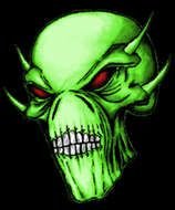 green monster face drawing