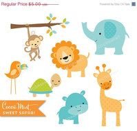 Sweet Safari Clip Art