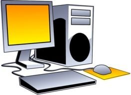 Ä°llustration of Desktop Computer