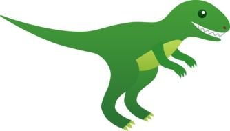 Cute T Rex Dinosaur drawing