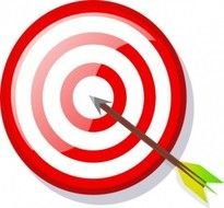 Target With Arrow Clip Art 425131jpg