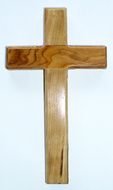 Shining wooden cross