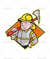 Firefighter Picture Cartoon Fireman N4
