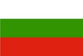 painted white green red flag