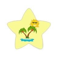 Desert Sun Cactus Southwest Kokopelli Sticker
